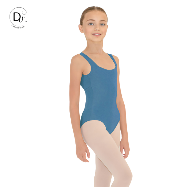 Dětský baletní dres  na široká ramínka mikrovlákno